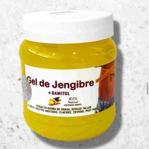 SLIMMING GEL 4oz MADE WITH GINGER- GEL DE JENGIBRE 6 Piezas Gel Reductor